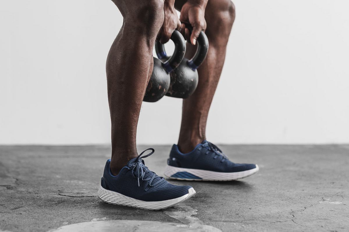 Nobull Ripstop Runner Men's Running Shoes Navy | Australia (UJ5046)